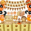 Basketball Birthday Decorations - Including Silicone Bracelets, Bags, Plates, Cups, Napkins, Tableware, Tablecloth, Balloons, Banners - Serve 20