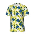 thumbnail image 5 of Qekee Lilies Flowers Classic Fit T-Shirt Men's Shirt Men's Tight Short Sleeves for Exercise, Running, Mountaineering - Lilies Flowers, 5 of 9