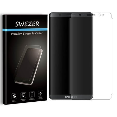 Samsung Galaxy S8 [2-Pack] SWEZER FULL COVER Screen Protector, HD Clear, Anti-Scratch, Anti-Bubble