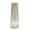 A005- Clear (Frosted Cone 28 Horizontal), variant on Glass Vase, Frosted Glacier Vertical Ribbed Conical Vase, 5.9 Inch Single Piece, Modern Decorative Vase for Home Living Room Dining Table Centerpiece Office Flower Arrangement