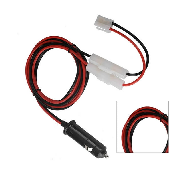 Cable de Alimentacia para Radio de Coche, Ondas Cortas, Conector de Alimentación de 12-14 V 10 A, Cable de Alimentación para Radio de Coche, Cable de Alimentació en forma de