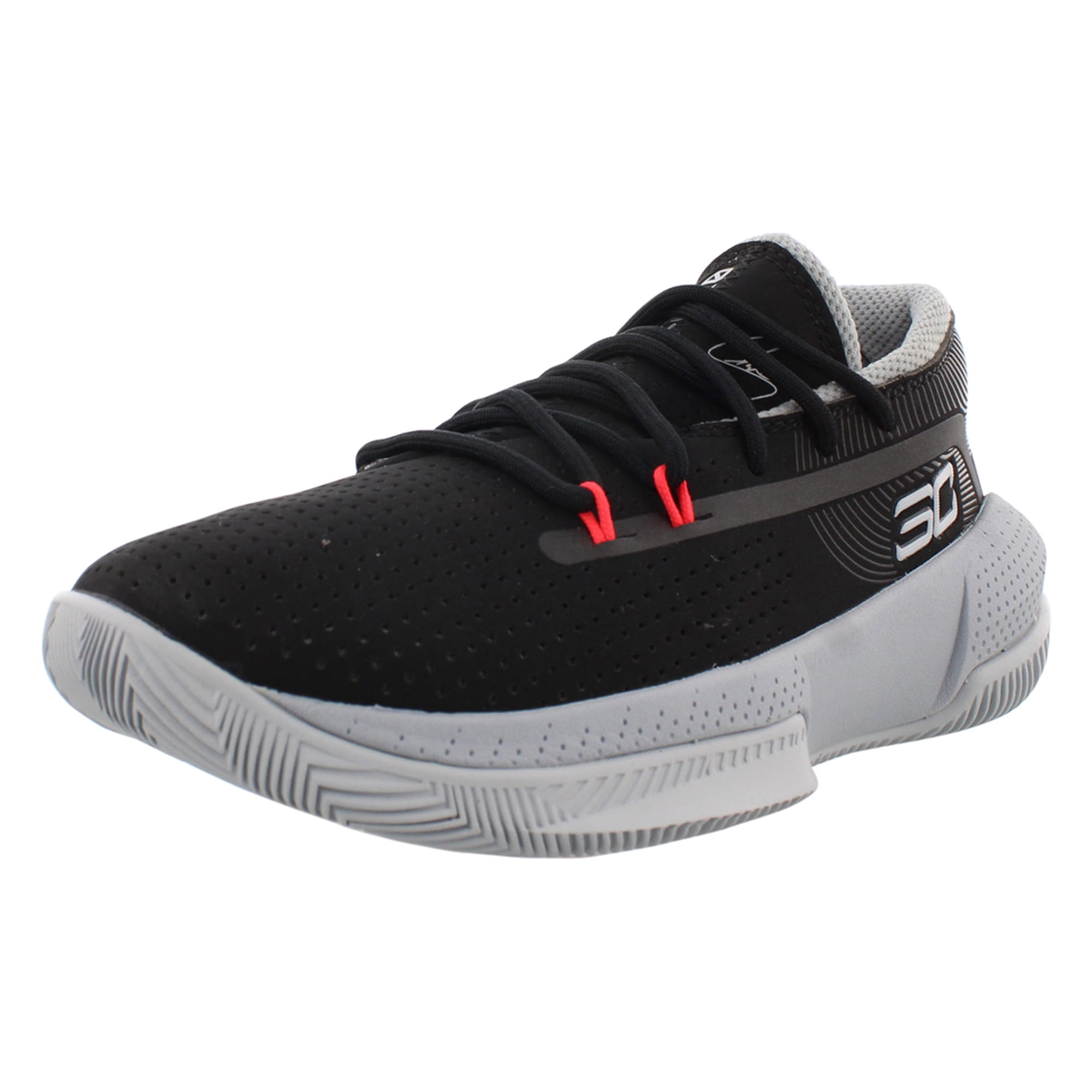 Under Armour Ps Sc 3Zero Iii Boys Shoes Size 11, Color: Black/Grey