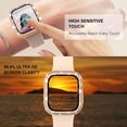 thumbnail image 4 of 4 Pack Compatible with Apple Watch 44mm Case Cover with Screen Protector,Crystal Bling Case Diamond Protective Face Cover Rhinestone Covers Bumper for iWatch Series 7 6 5 4 3 2 1 SE Girl, 4 of 5