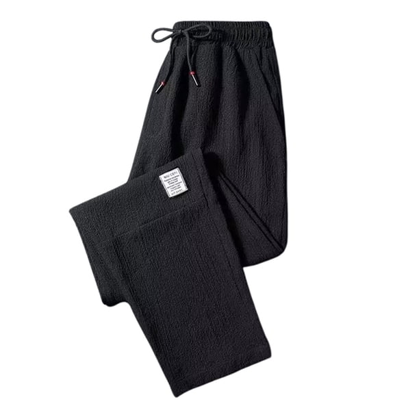 Pantalones unisex de moda de seda helada de secado rápido - Corte recto holgado, para verano/aire libre - Tallas M-XXXXXL, transpirables