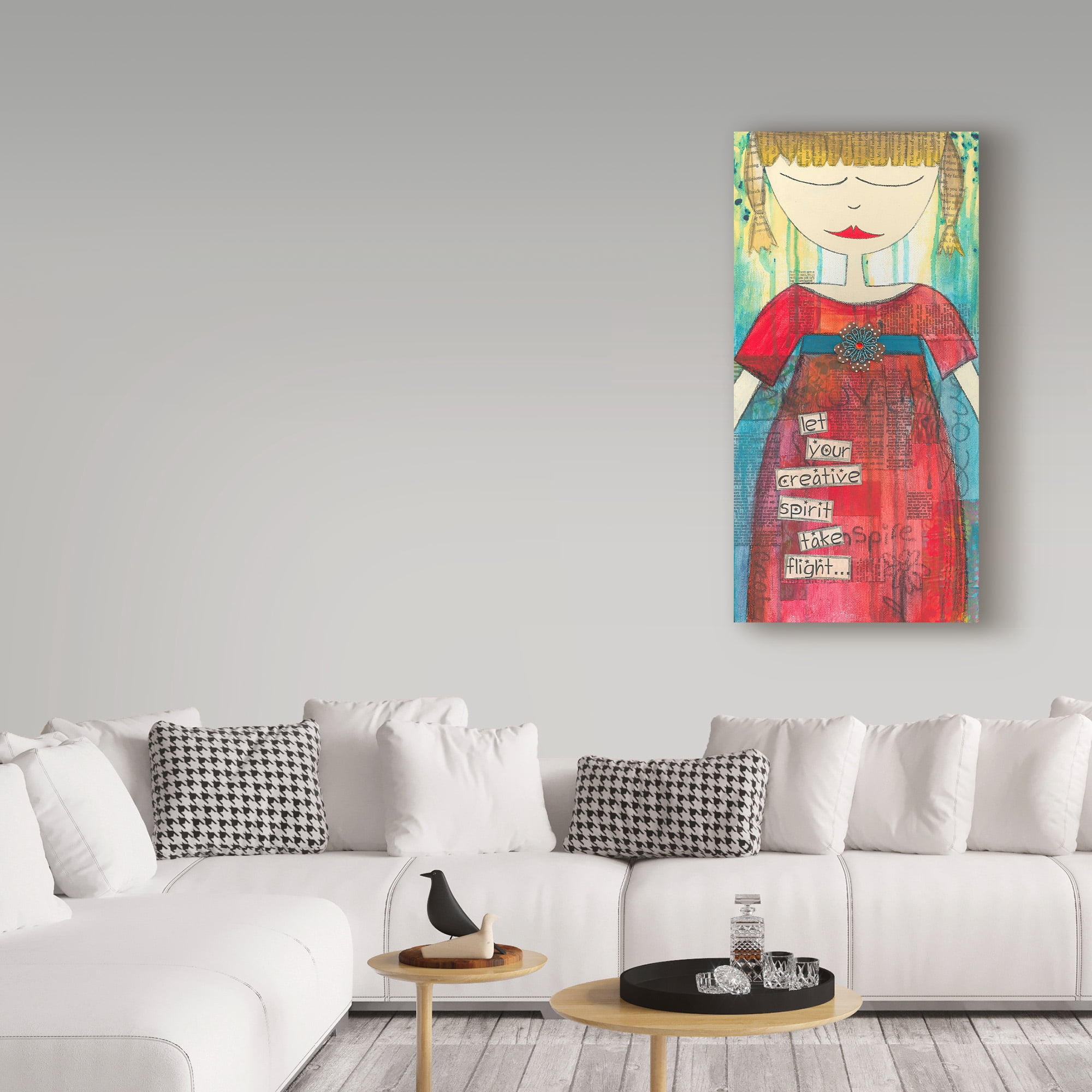 Trademark Fine Art 'Take Flight' Canvas Art by Jennifer McCully
