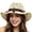 Beige, variant on Cowboy Hat 2 Stylish Western Fringe Rhinestone Hat for Casual Parties and Elegant Jazz Style Beige