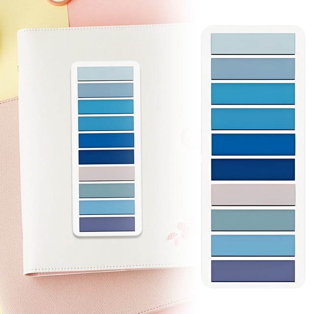 Clearance! Yuehao Books Color Note Tabs Booktabs Colored Labels Tabs Annotation Tabs Translucent Note Error Marker Index Noteindex Sticky Note A1 Index Sticky Note