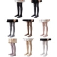 thumbnail image 7 of GYRATEDREAM Toddler Baby Girls Lightweight Tights Kids Solid Cable Knit Leggings Stockings Pants Children Soft Stretchy Cotton Footed Socks for 0-12 Years, 7 of 7