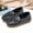 Black, variant on Soft Sole Kids Dress Shoes For Boys And Girls Comfortable Formal Occasion Slip On For Childrens Stage Performance Boys Sneakers Size 8.5