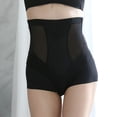 thumbnail image 4 of HUPOM Mens Briefs Underwear Pack Panties For Girls High Waist Casual Zipper Seamless Waistband Black M, 4 of 6