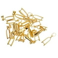 thumbnail image 2 of GUOOL 20pcs DIY Clamp Clasp Findings Under Caution Connector Pendants Handmade Bail gold, 2 of 9