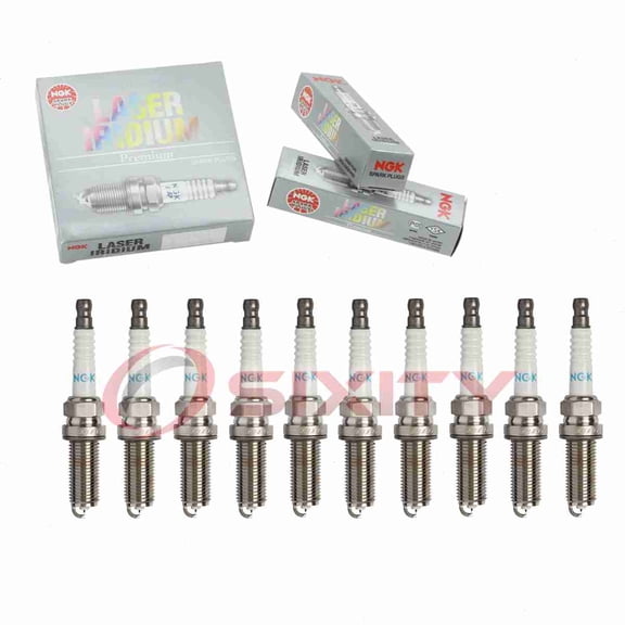10 pc NGK 96372 Laser Iridium Spark Plugs for Ignition Wire Secondary