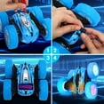 thumbnail image 4 of RC Stunt car with Lights Blue and Red, 4 of 7