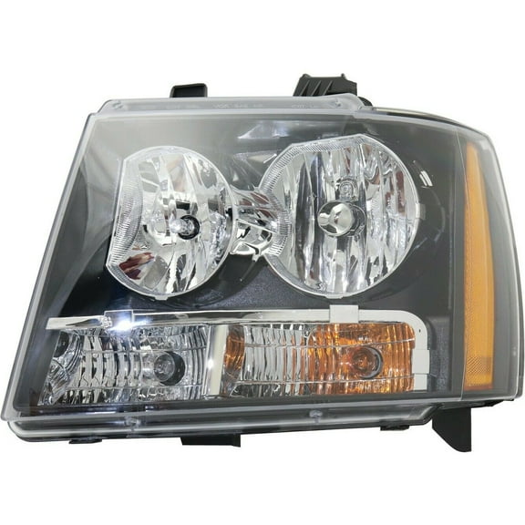 DAMAIJOY Headlight for Chevy for Avalanche 2007-2013 for Tahoe 2007-2014 for Suburban 1500 2007-2014 for Suburban 2500 2007-2013 Crew Cab Driver Side W/ Bulb