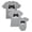 Dad Gray / Mom Gray / Baby Gray, variant on Gamer Shirts For Dad, Mom & Baby Player 1 2 3 Father Mother Shirts Baby Bodysuit Dad Black M / Mom Black S / Baby Black NB (0-3M)