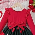 thumbnail image 5 of Rggeeun Toddler Girls Long Sleeve Prints Princess Dress Dance Party Dresses Clothes Fashionable Casual O-Neck Sundress, 5 of 6