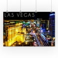 thumbnail image 3 of Las Vegas, Nevada, The Strip at Night (36x54 Giclee Gallery Art Print, Vivid Textured Wall Decor), 3 of 3