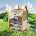 thumbnail image 4 of Carrier Pet Mochila Plegable Pet Dog Outing Bag Pet Carrier Supplies (Amarillo) Likrtyny Libre de BPA, 4 of 8