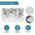 thumbnail image 6 of Grey Leaves Placemats Set of 4, Summer Botanical Placemats for Dining Table, Place Mats for Kitchen Tabletop, Waterproof Wipeable Dining Table Mats Set, 6 of 9