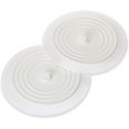 thumbnail image 1 of Goma de silicona universal - Tapón de desagüe de la bañera para la cocina Cubierta de desagüe del fregadero del baño de la cocina, Tapón de drenaje de goma de silicona para viajes (2 piezas) ZefeiWu 8390611208721, 1 of 1