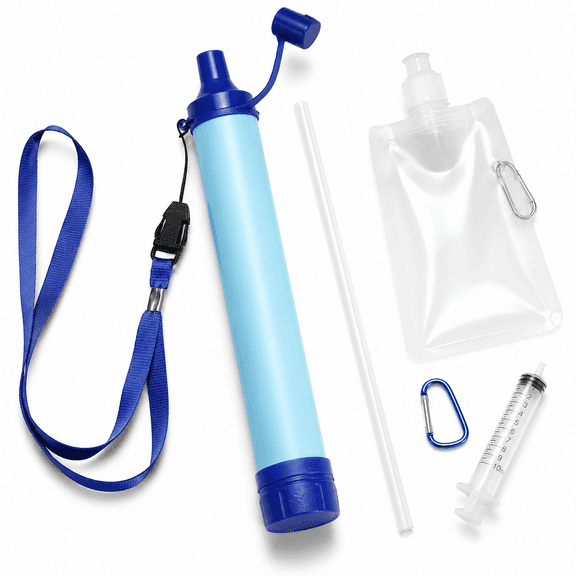 5-Stage Water Filter Straw for Outdoors,Camping,Hiking,and Home Emergency Use