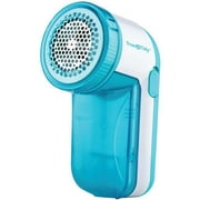 Salav  Battery Operated Cordless Portable Lint Remover, Teal & White