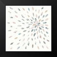 thumbnail image 2 of DeNeige, Elyse 20x20 Black Modern Framed Museum Art Print Titled - Fireworks III, 2 of 5