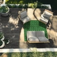 thumbnail image 2 of Garland Rug Garden Trellis Polypropylene Green Square Indoor/Outdoor Area Rug, 6' x 6', 2 of 7