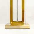 thumbnail image 7 of Pasargad Home PMT-30147 28 x 17 x 9 in. Astoria Collection Modern Metal Transparent Body Table Lamp with E27 Bulb, White & Gold, 7 of 7