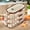 C C, variant on Giunmcul Festival Gift Double Storage Box Home Multi-layer Automatic Rolling Storage Box Kitchen Refrigerator Transparent Rolling Rack