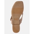 thumbnail image 6 of Scoop Women's Faux Suede Ankle Wrap Flat Sandals, 6 of 7