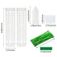 thumbnail image 1 of Foam Rods for Stackable Climbing Plants Hydrofoam Plastic Plants Column Rod Stand Up Climbing Rod Rattan Fixings Stand 2*pole(17*4cm)+1*interface+1*ground insert+20*green clamp, 1 of 5
