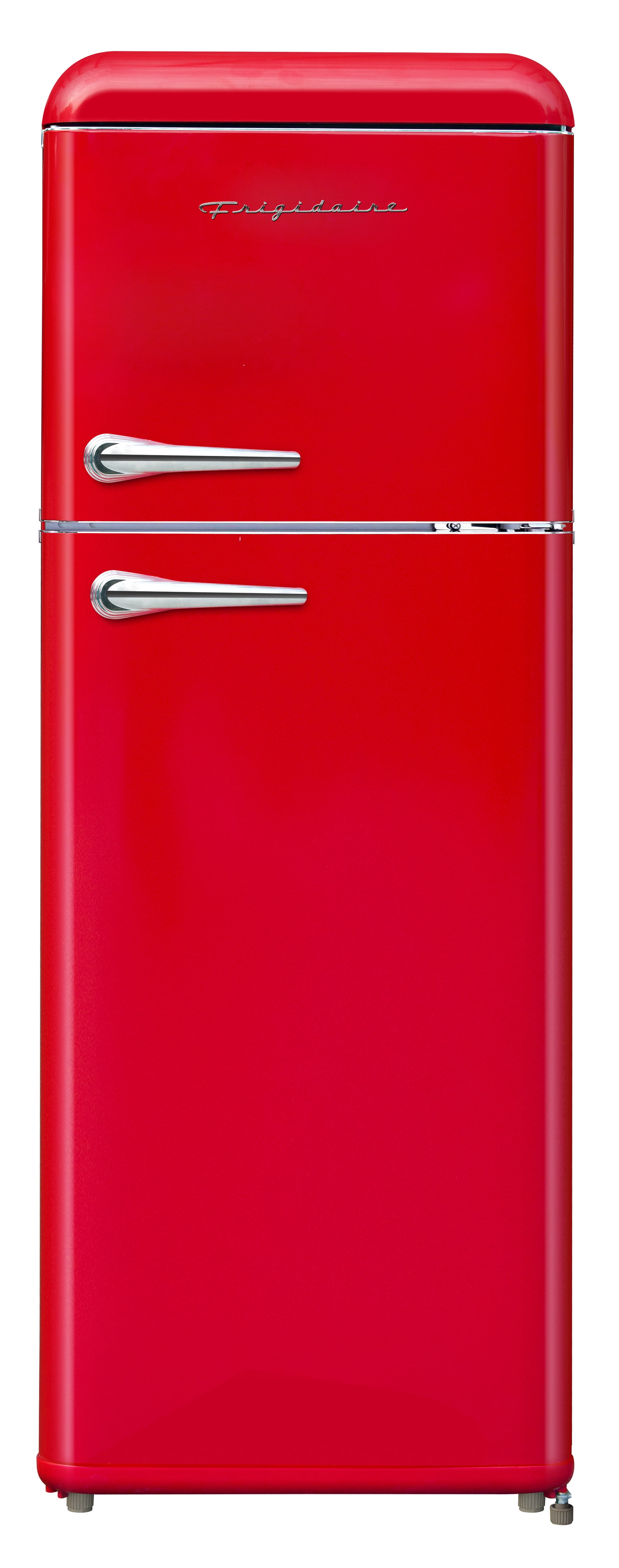 Frigidaire 7.5 Cu. Ft. Top Freezer Refrigerator in RED, Rounded Corners ...