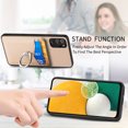 thumbnail image 4 of Carbon Fiber Patterned Case for Samsung Galaxy Note 20 Ultra, Wallet case with [360°Rotation Ring Kickstand] Credit Card Holder,PU Leather Shockproof Cover Women Men, Khaki, 4 of 8
