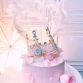 thumbnail image 5 of CCrown Cake Topper Crystal Niños Adornos para el cabello para bodas Cumpleaños Baby Shower, 5 of 5