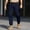 Blue, variant on Qulqfy Joggers Pants Men Cargo Relaxed Fit Big and Tall Green Pants Hiking Travel Stretch Pants Pants for Men L