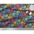 thumbnail image 3 of Soimoi Cotton Cambric Fabric Leaves & Floral Artistic Print Fabric by Yard 56 Inch Wide, 3 of 3