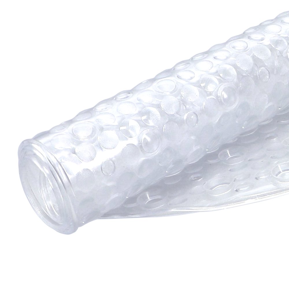 Mainstays Clear Oval Bubble Vinyl Bath Tub Mat, 15.25" x 27" Walmart
