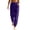 Purple,#038, variant on Women's Tapered Joggers with Pockets High Waist Elastic Drawstring Sweatpants, Ribbed Ankle Cuffs Casual Pants,S