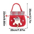 thumbnail image 2 of 3 Pcs Christmas Gift Doll Bags With Drawstring, Reusable Santa Gifts Bags With Drawstring Santa Claus Snowman Elk, 2 of 10