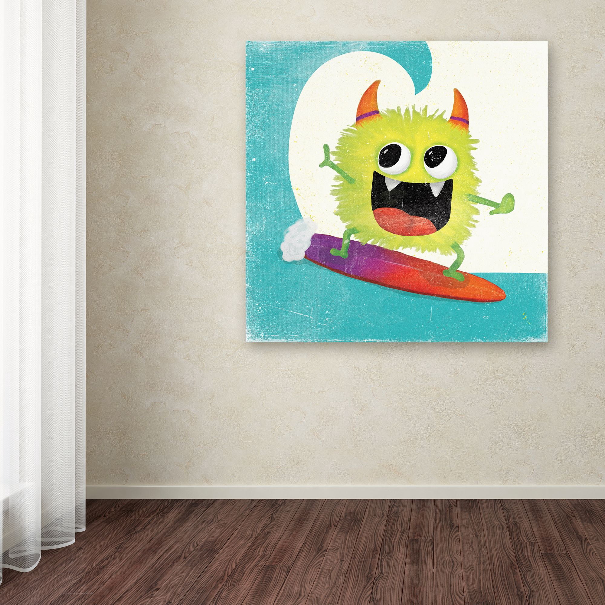Trademark Fine Art 'Xtreme Monsters III' Canvas Art by Sarah Adams