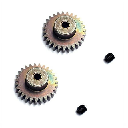 2X 27T Steel Motor Gear Upgrade Parts for 144001 124019 124018 A959-B A959B A969B RC Car Spare Accessories