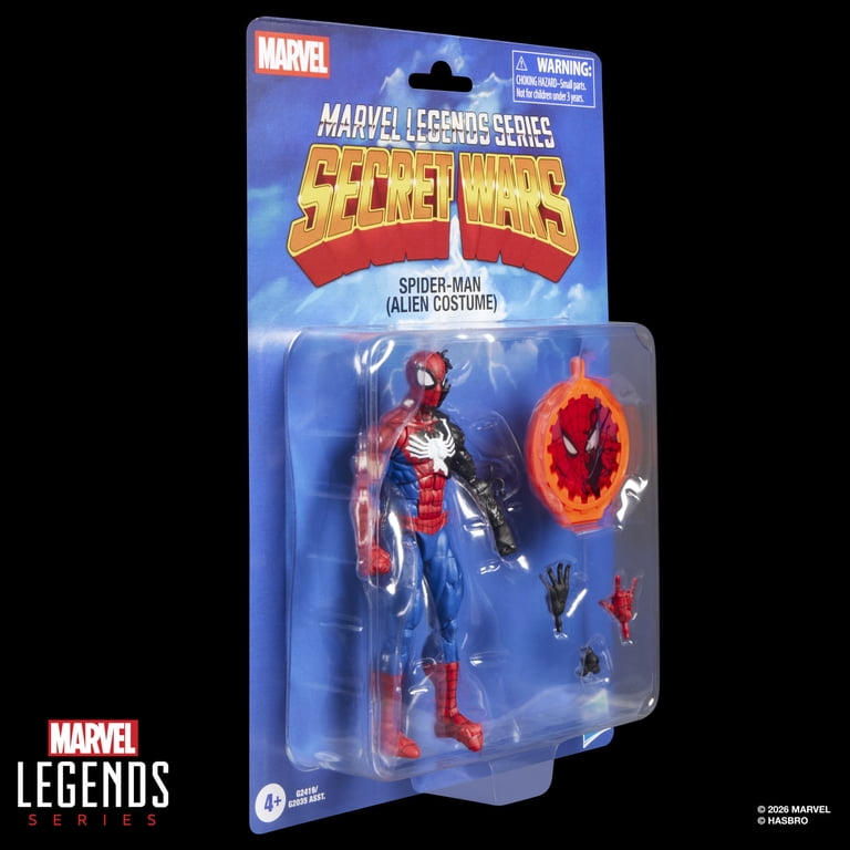Legends Secret Wars Spider-Man Alien Costume Figure photo 8