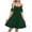 Green, variant on gakvbuo Summer Dresses For Women 2024 Vacation Trendy Beach Dresses Fashion Women's Round Neck Casual Solid Color Pocket Short-sleeved Knee-length Mini Skirt