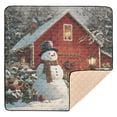 thumbnail image 6 of WOBOGO Elegant Snowman Baby Playmats Extra Large Waterproof Rollable Activity Pads for Toddlers 50×50inch, 6 of 7