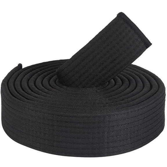 1pc Taekwondo Belt Martial Arts Perfomance Accessories Black 2800x40x5.5mm