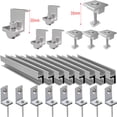 thumbnail image 1 of Solar panel PV profile Alu mounting rail Flat roof Metal roof Solar rail, 1 of 5
