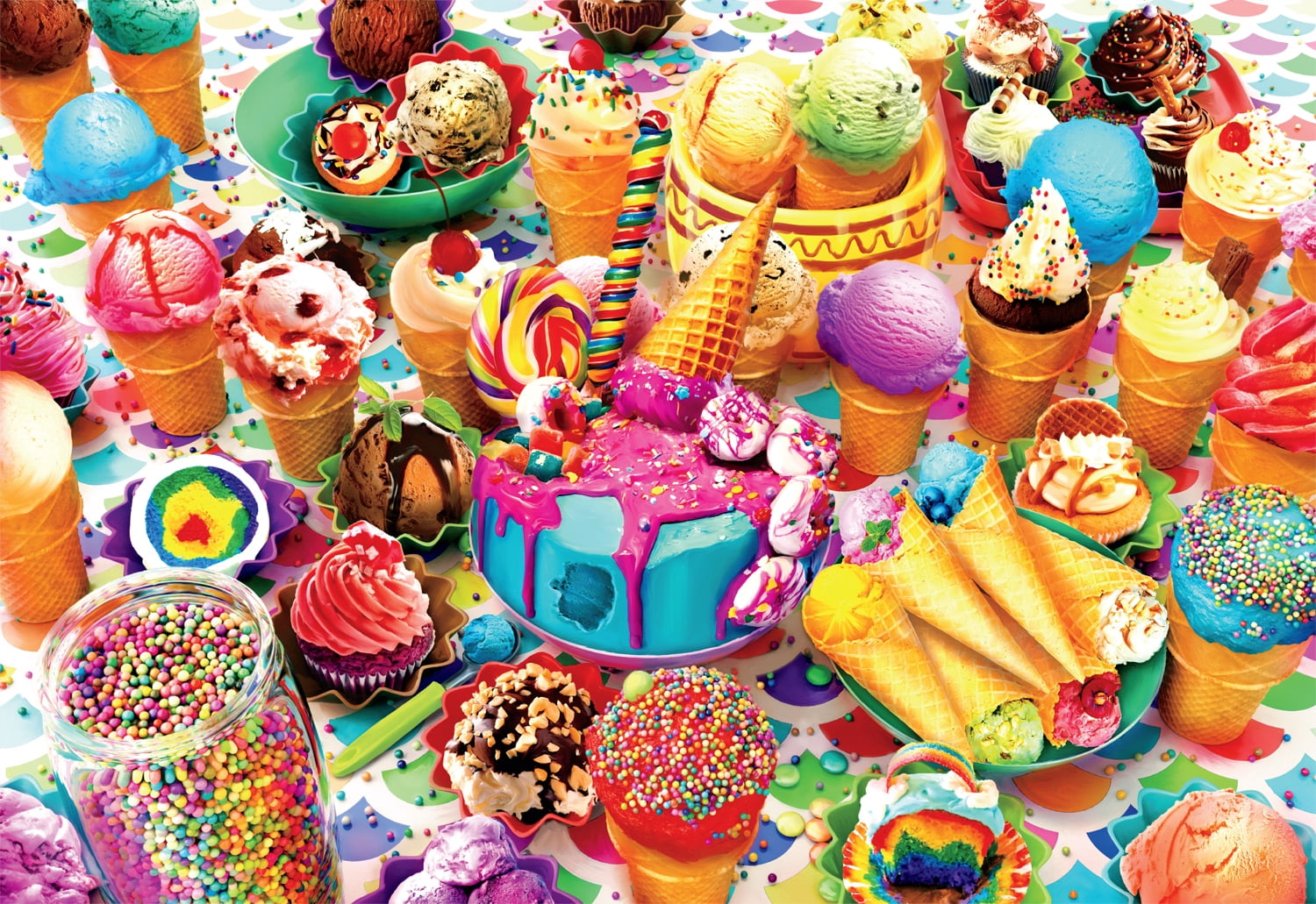 Buffalo Games - Delicious Desserts - 2000 Piece Jigsaw Puzzle