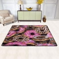thumbnail image 2 of Dreamtimes Valentines Donuts Non-Slip Area Rug 72"x48", Sweet Food Soft Non Slip Washable Floor Mats for Indoor Front Porch,Living Room, Bedroom,Kitchen, 2 of 5