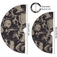 thumbnail image 3 of FMSHPON Grunge Skull Seamless Xmas Christmas Tree Skirt Stand Mat for Holiday Party Decoration Indoor Outdoor 36 inches, 3 of 6